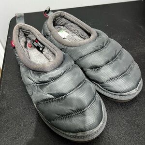 UGG Tasman LTA Metal Quilted 3M Thinsulate Grey Comfort Mens Slippers Size 10